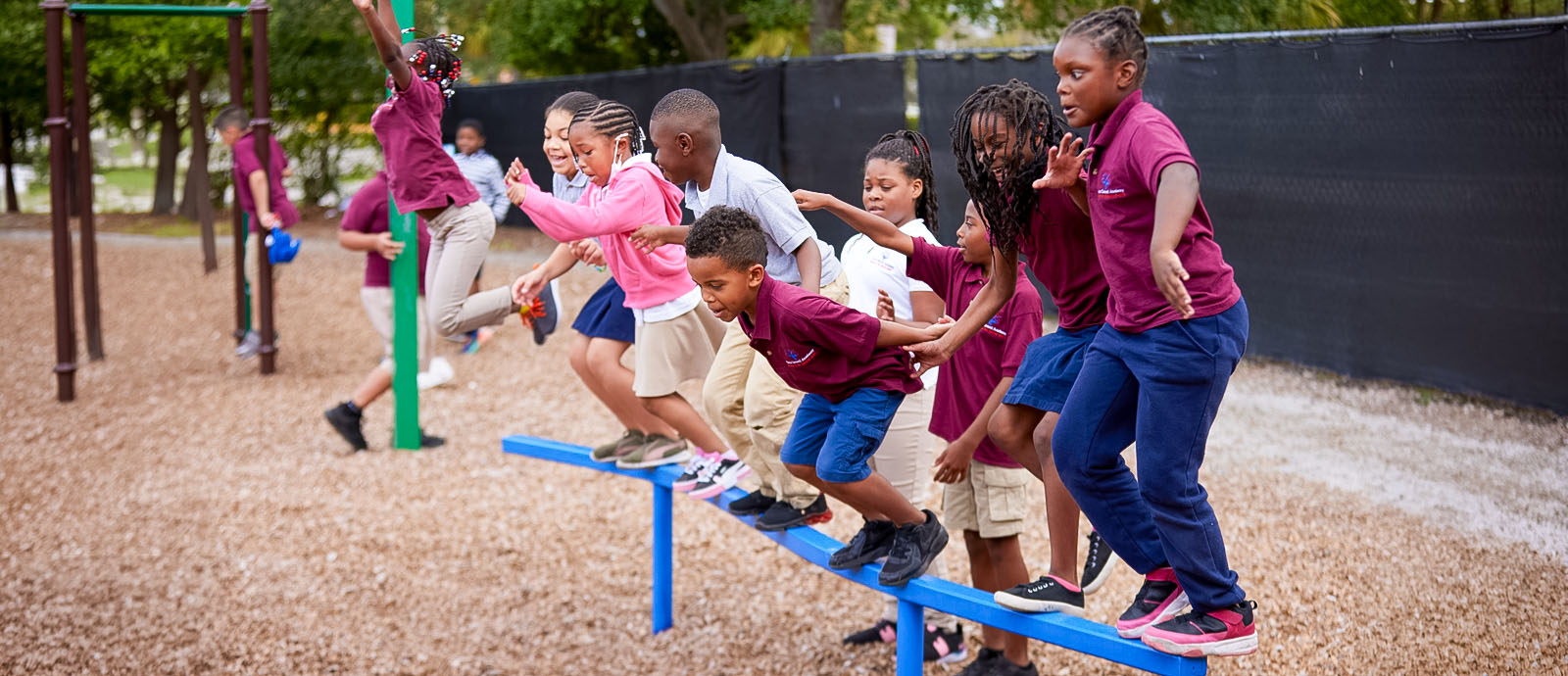 Children playing outside